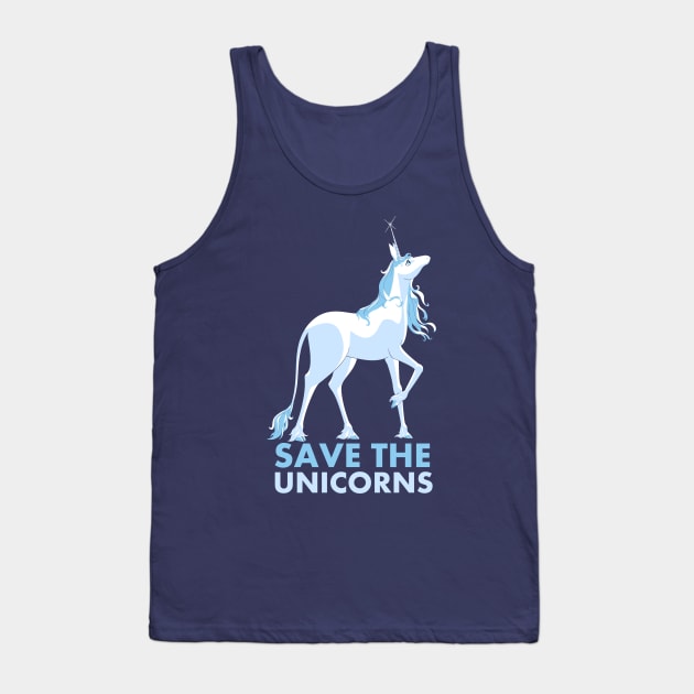 Save the Unicorns Tank Top by Gallifreya